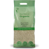 Just Natural Organic Short Grain White Rice 500g