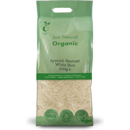 Just Natural Organic Spanish Basmati (Arodelta) White Rice 500g
