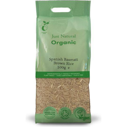 Just Natural Organic Spanish Basmati (Arodelta) Brown Rice 500g
