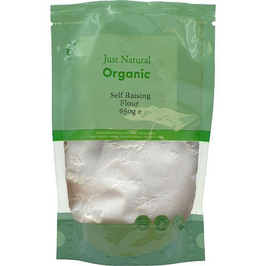 Just Natural Organic White Self Raising Flour 650g