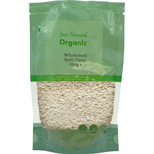 Just Natural Organic Wholemeal Spelt Flour 650g