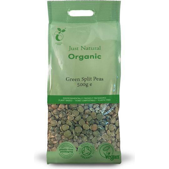 Just Natural Organic Green Split Peas 500g