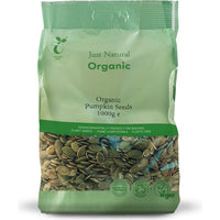 Just Natural Organic Pumpkin Seeds 1kg