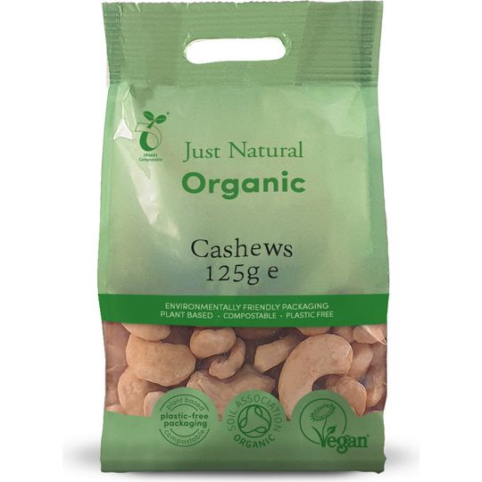Just Natural Organic Cashews Pieces 125g