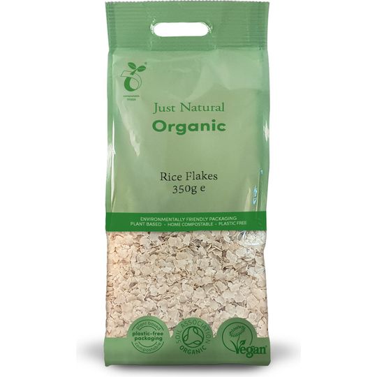 Just Natural Organic Brown Rice Flakes 350g