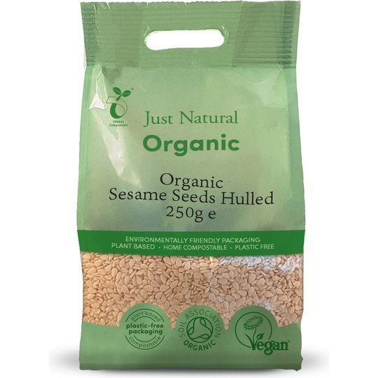 Just Natural Organic Sesame Seeds Hulled 250g