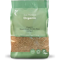 Just Natural Organic Short Grain Brown Rice 1kg