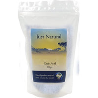 Just Natural Citric Acid - Food Grade 200g