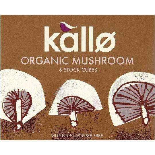 Kallo Organic Stock Cubes Mushroom 66G