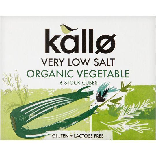 Kallo Very Low Salt Vegetable Stock Cube 60G