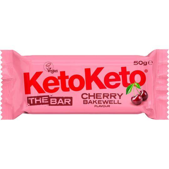 KetoKeto Cherry Bakewell 12 x 50g
