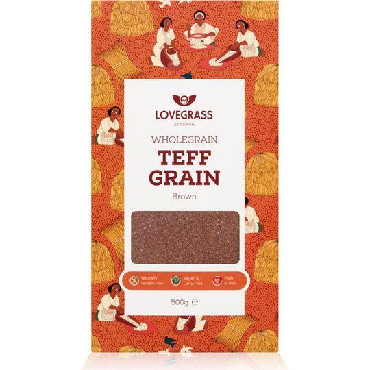 Lovegrass Brown Teff Grain 500g