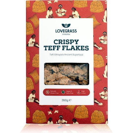 Lovegrass Wholegrain Crispy Teff Flakes Original 350g