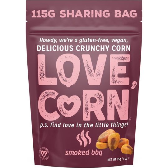 LOVE CORN BBQ Crunchy Corn 115g