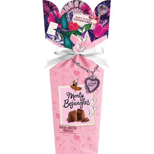 Monty Bojangles ‘With Love’ Bouquet of Chocolatey Truffles in Gift Box, 110g
