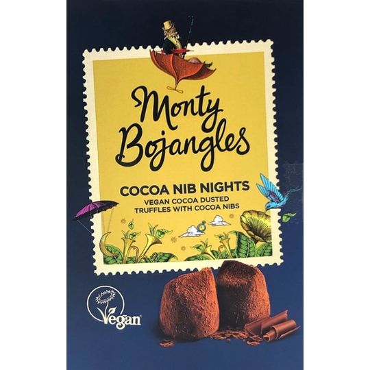 Monty Bojangles Cocoa Nib Nights Vegan Chocolate Truffles 180g