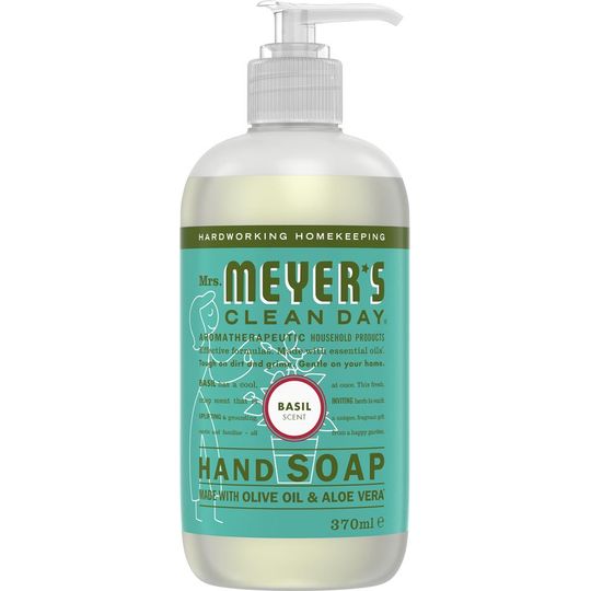 Mrs Meyers Clean Day Basil Liquid Hand Soap 370ml