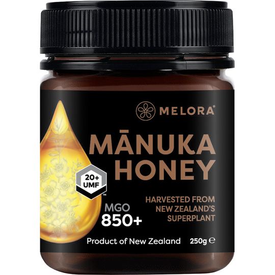 Melora Mānuka Honey 850+ MGO 250g