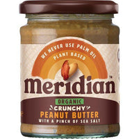 Meridian Organic Crunchy Peanut Butter 280g