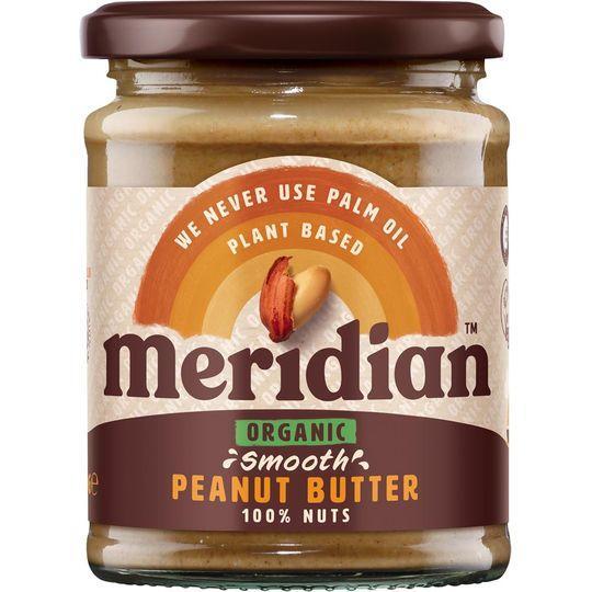 Meridian Organic Smooth Peanut Butter 100% Nuts 470g