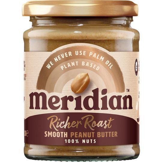 Meridian Rich Roast Smooth Peanut Butter 280g