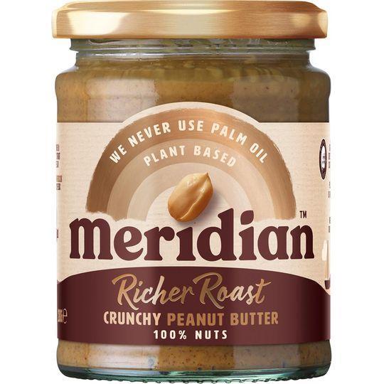 Meridian Rich Roast Crunchy Peanut Butter 280g