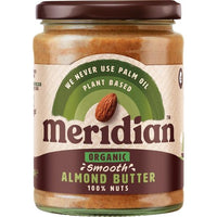 Meridian Organic Smooth Almond Butter 100% Nuts 470g