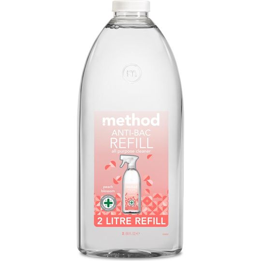 Method anti-bac all purpose cleaner refill - peach blossom 2L
