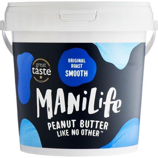 MANILIFE ORIGINAL ROAST SMOOTH PEANUT BUTTER - TUB 1KG