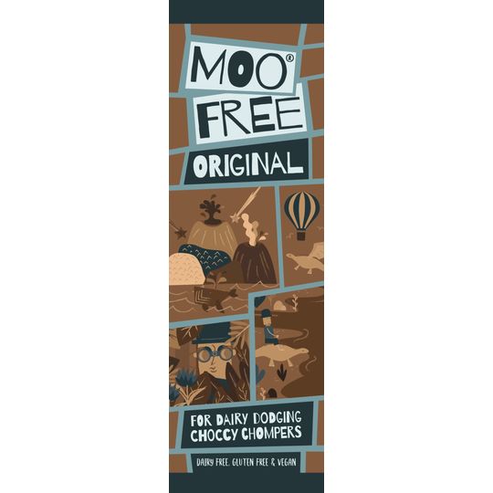 Moo Free Everyday: Dairy Free & Vegan 'Milk' Chocolate Bar (80g) x 2