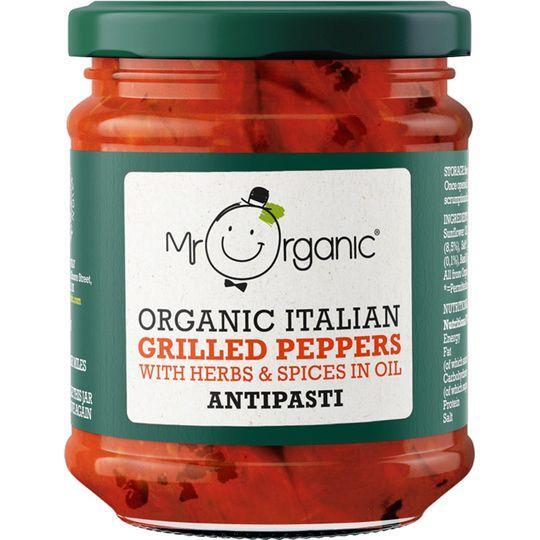 Mr Organic Grilled Peppers Antipasti 190g