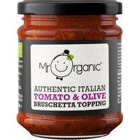 Mr Organic Authentic Italian Tomato & Red Onion Bruschetta Topping 200g