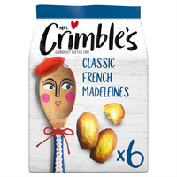 MRS CRIMBLE'S 6 CLASSIC FRENCH MADELEINES 180G