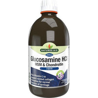 Natures Aid Glucosamine, MSM & Chondroitin Liquid 500ml