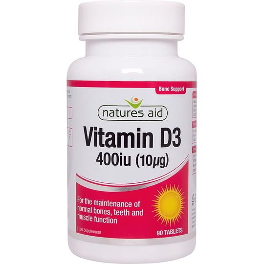 Natures Aid Vitamin D3 400iu 90 Tablets