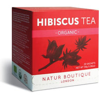 Natur Boutique Organic Hibiscus Tea 20 Sachets x 6