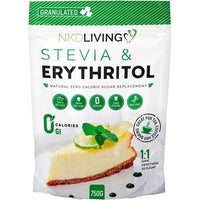 NKDLIVING ERYTHRITOL AND STEVIA - 1:1 (750G)