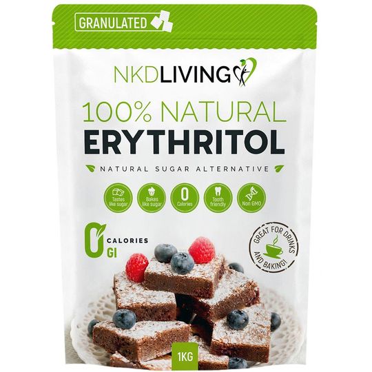 NKDLIVING GRANULATED ERYTHRITOL 1KG