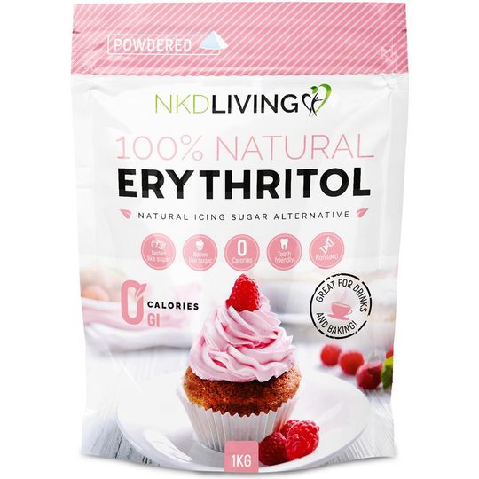 NKD LIVING POWDERED ERYTHRITOL 1KG