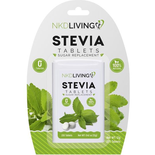 NKDLIVING STEVIA SWEETENER TABLETS (200 TABLETS)