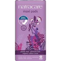Natracare Night Time Natural 10 Maxi Pads