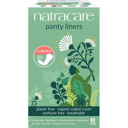 Natracare Curved 30 Panty Liners