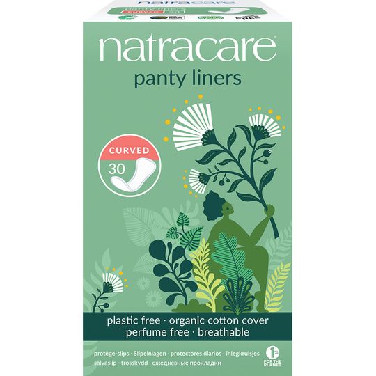 Natracare Curved 30 Panty Liners