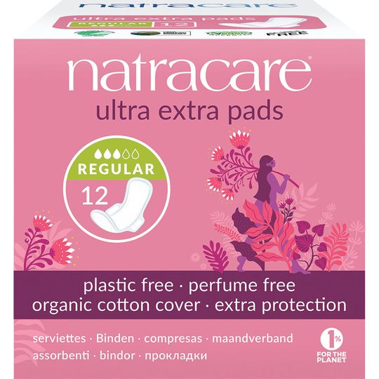 Natracare Ultra Extra Regular 12 Period Pads
