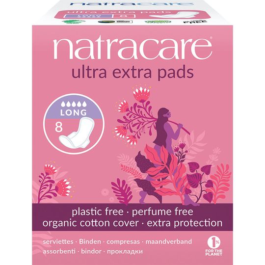 Natracare Ultra Extra Long 8 Period Pads