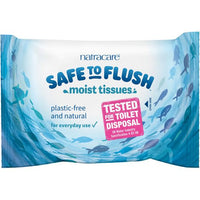 Natracare Safe to Flush Moist 30 Toilet Tissues