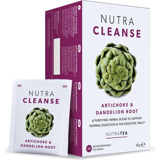 NUTRATEA NUTRA CLEANSE 20 BIODEGRADABLE TEA BAGS