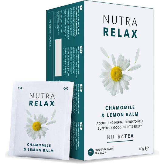 NUTRATEA NUTRA RELAX 20 BIODEGRADABLE TEA BAGS