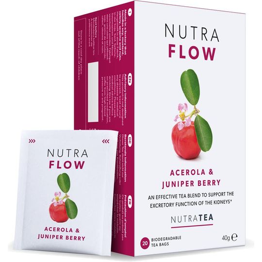 NUTRATEA NUTRA FLOW 20 BIODEGRADABLE TEA BAGS