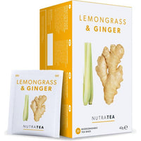 NUTRATEA LEMONGRASS & GINGER 20 TEA BAGS